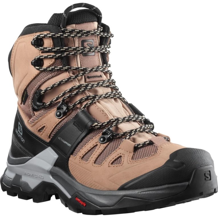 Botas Montaña Salomon Quest 4 GTX Mujer Marrom Negros | MX UCEP504